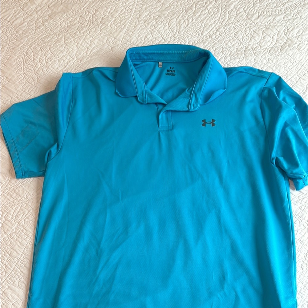 Under Armour Men's Blue Polo Shirt